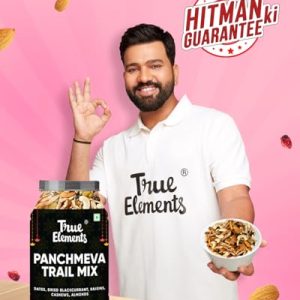 True Elements Mixed Dry Fruits Panchmeva 1.2kg - Fasting Special | Trail Mix | Premium Dry Fruits | Almonds | Cashews| Dates| Raisins| Black Current| Dry Fruits Mix | Healthy Snacks | Festive Snacking