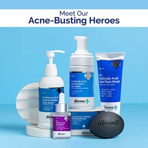 The Derma Co 1% Salicylic Acid Gel Face Wash With Salicylic Acid & Witch Hazel For Active Acne - 100 Ml(Dermaco)