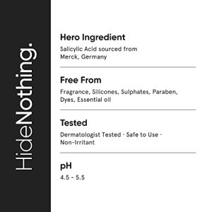Minimalist 2% Salicylic Acid Face Wash For Oily Skin | Sulphate free, Anti Acne Face Cleanser With LHA & Zinc For Acne or Pimples | For Women & Men | 100 ml