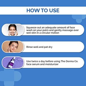 The Derma Co 1% Salicylic Acid Gel Face Wash With Salicylic Acid & Witch Hazel For Active Acne - 100 Ml(Dermaco)
