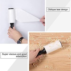 RENESMEE Lint Rollers for Pet Hair Extra Sticky, Pet Hair Remover, 1 Handle with 5 Refills, 150 Total Sheets, Lint Roller Set Brush for Dog & Cat Hair Removal, Clothes, Furniture, Cars, Carpet