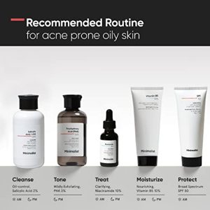 Minimalist 2% Salicylic Acid Face Wash For Oily Skin | Sulphate free, Anti Acne Face Cleanser With LHA & Zinc For Acne or Pimples | For Women & Men | 100 ml