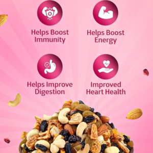 True Elements Mixed Dry Fruits Panchmeva 1.2kg - Fasting Special | Trail Mix | Premium Dry Fruits | Almonds | Cashews| Dates| Raisins| Black Current| Dry Fruits Mix | Healthy Snacks | Festive Snacking