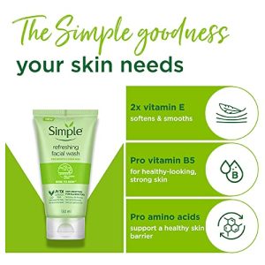 Simple Kind To Skin Refreshing Face Wash 150 ml | 100% soap-free gentle cleanser for sensitive, dry & oily skin, for women & men (Copy)